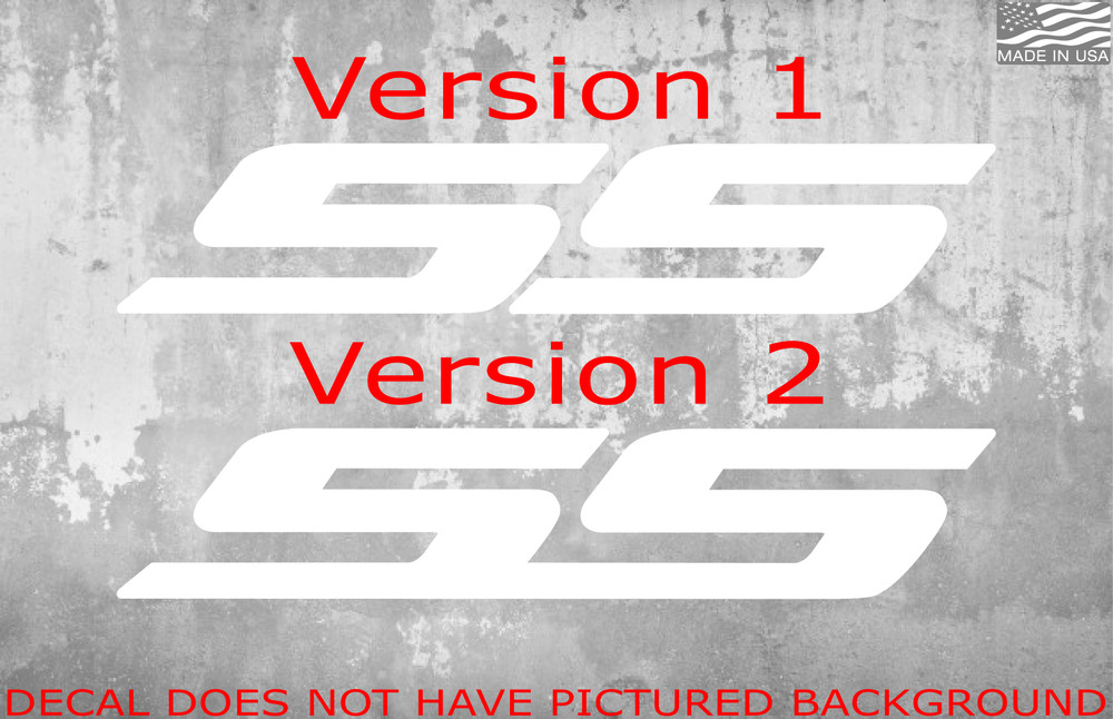SS Decal Vinyl Sticker