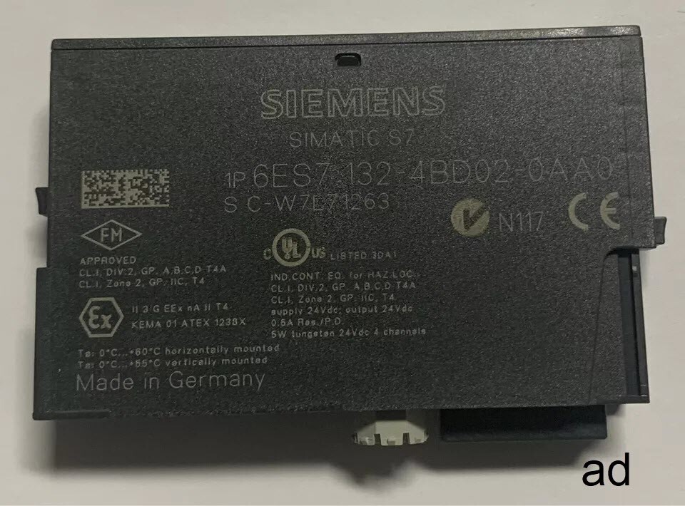 Siemens Simatic S7 6ES7 132-4BD02-0AA0  Digital Electronic Module