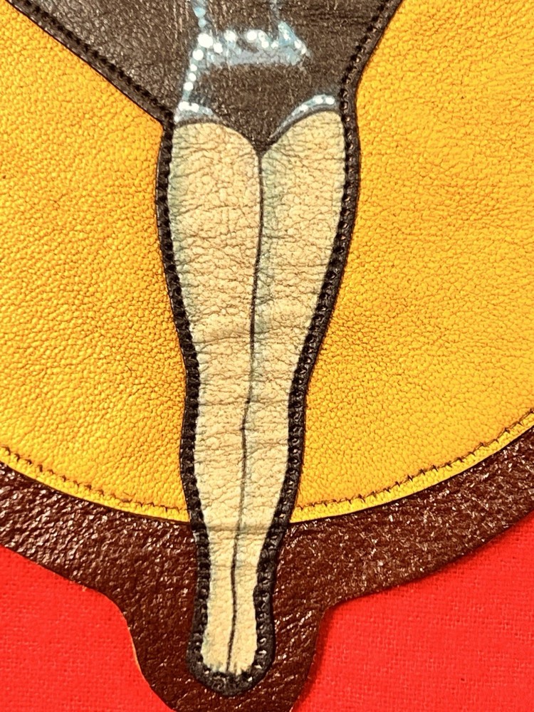 WWII "VF(N) -90" ("Bats") USN Night Fighter LEATHER JACKET PATCH, Multi-layer