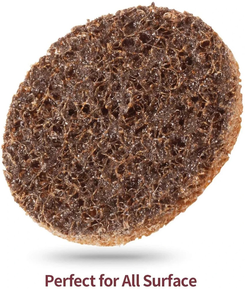 25PC 2 inch Medium Surface Conditioning Roll Lock Sanding Disc Die Grinder Drill