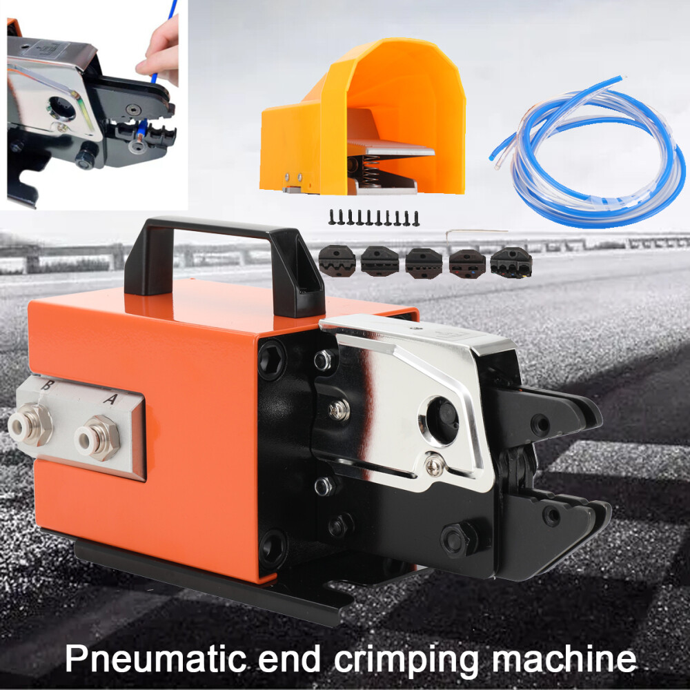 AM-10 Pneumatic Wire Terminal Mobile Crimping Machine Crimper US