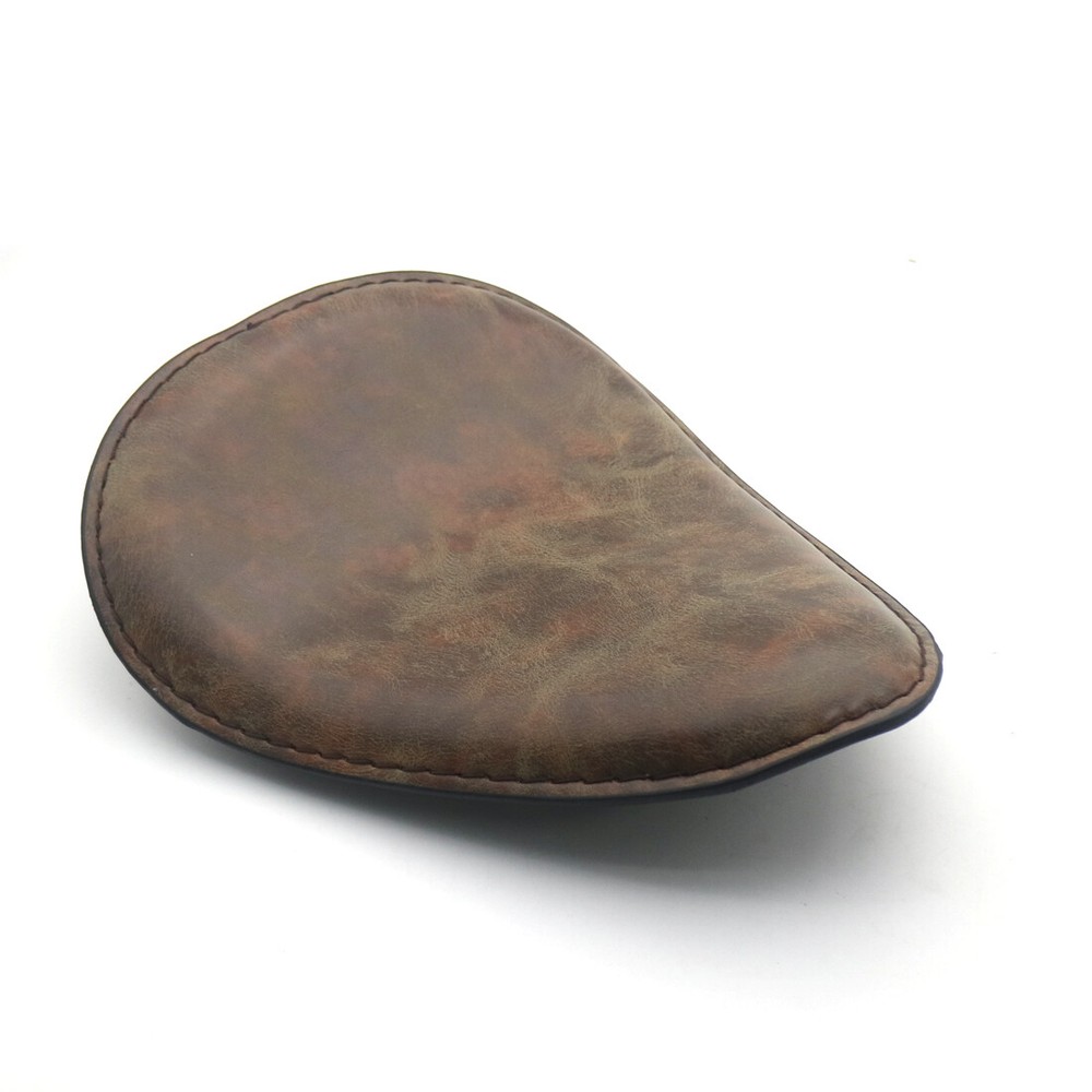 Retro Synthetic Leather Driver Seat Spring & Bracket For Harley Chopper Custom
