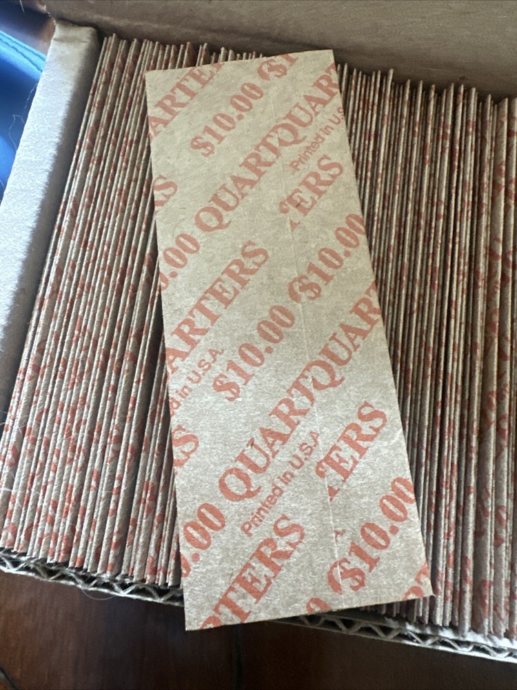 1000 Coin tubes Rolls for quarters $10