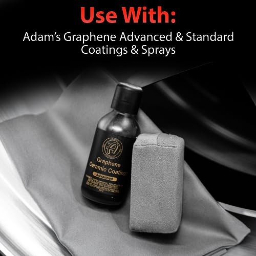 Suede Applicator (2 Pack) - Car Detailing Sponge, Use with Ceramic Spray,