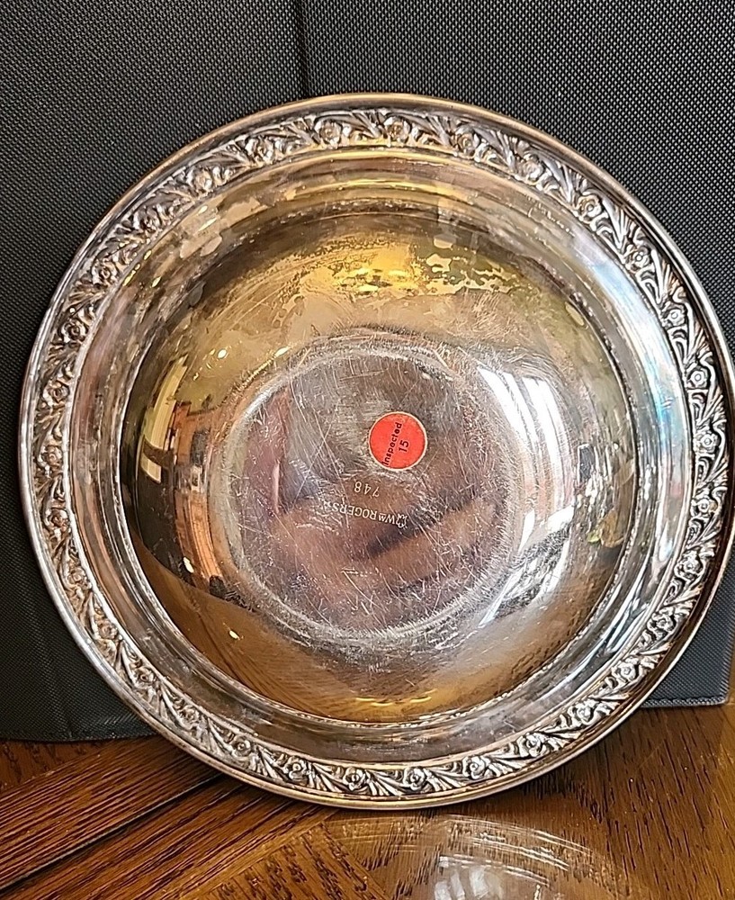 WM Rogers #748 Silverplate Candy Dish 7.25 in.