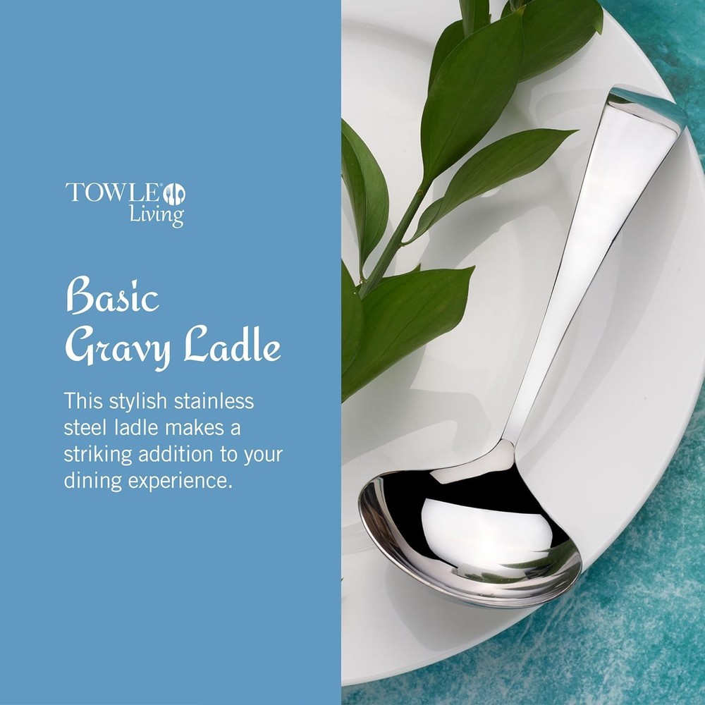 Basic Serving Gravy LadleServing Utensil, Silverware