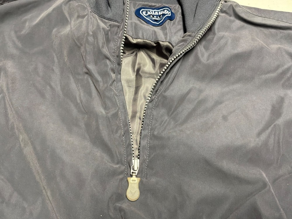 Callaway Golf 1/4 Zip Pullover Windbreaker, Size XL, Gray