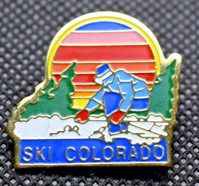 Ski Colorado Ski Pin