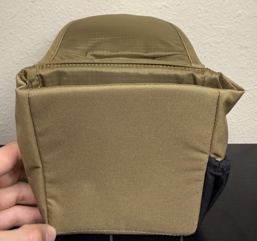 Leupold GO AFIELD Binocular Case Shadow, Tan/Gray, Small (Approx 6"x6"x2")