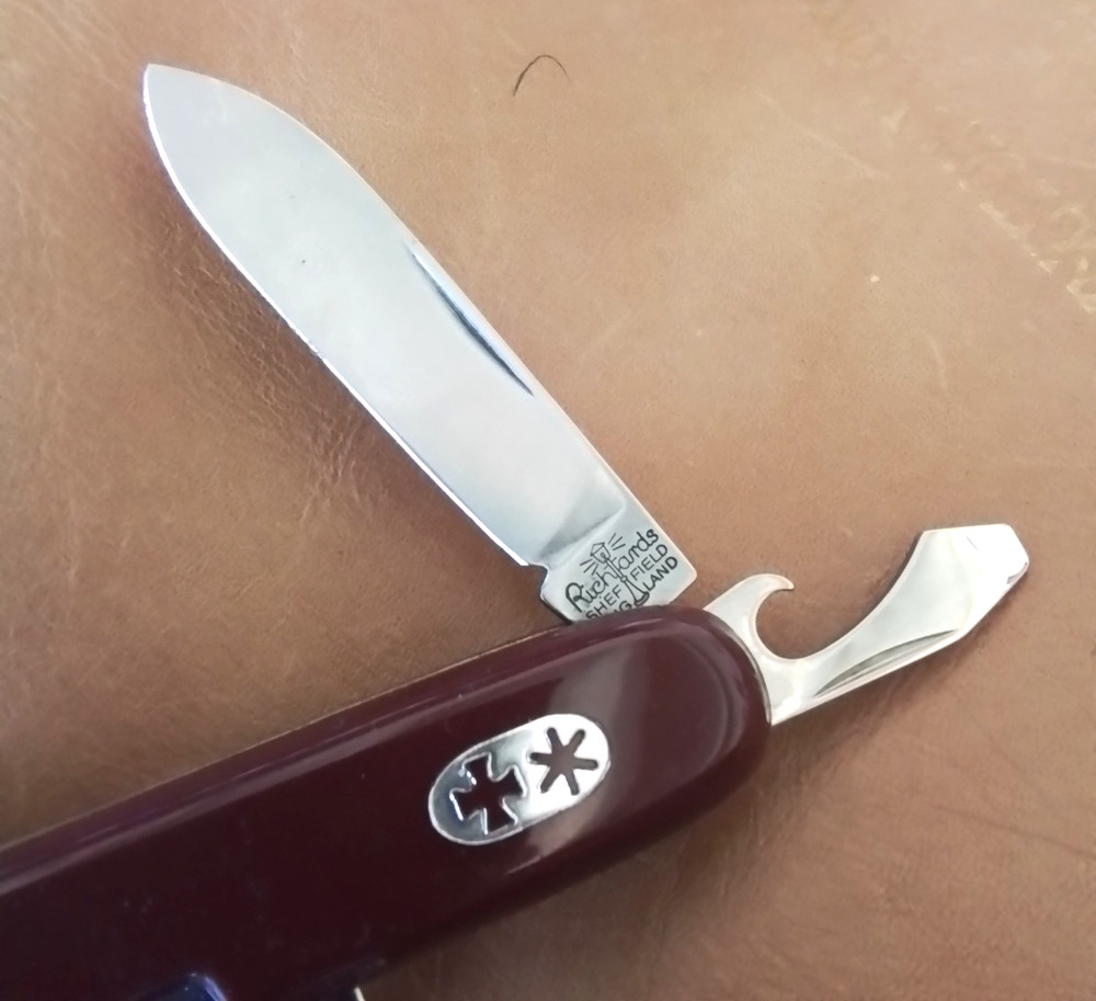 Richards 3.75" Folding 8 Function TOOL KNIFE Sheffield ENGLAND