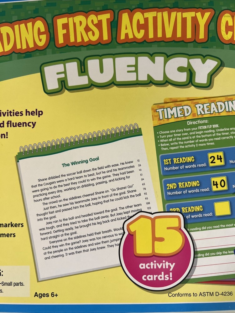 Lakeshore Learning Reading First Activity Center Fluency