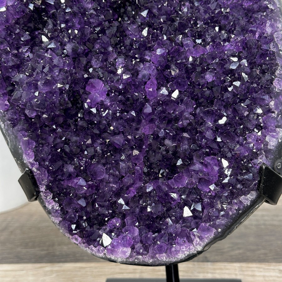 Amethyst Crystal Cluster with Deep Purple Points. MWS2693