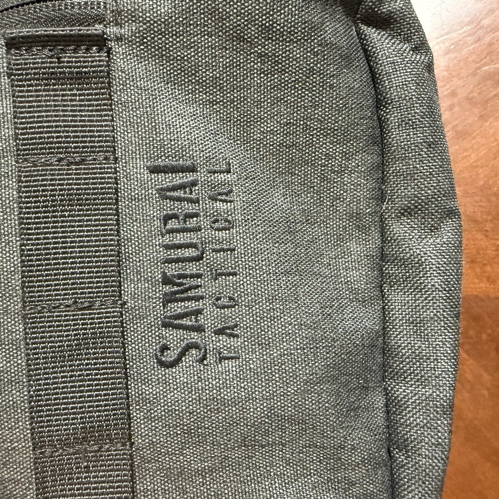 Samurai Tactical Black Backpack MOLLE System Military Style Utility Pack