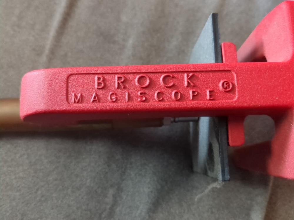 Vintage Brock Optical Magiscope Student Lumarod Microscope Used