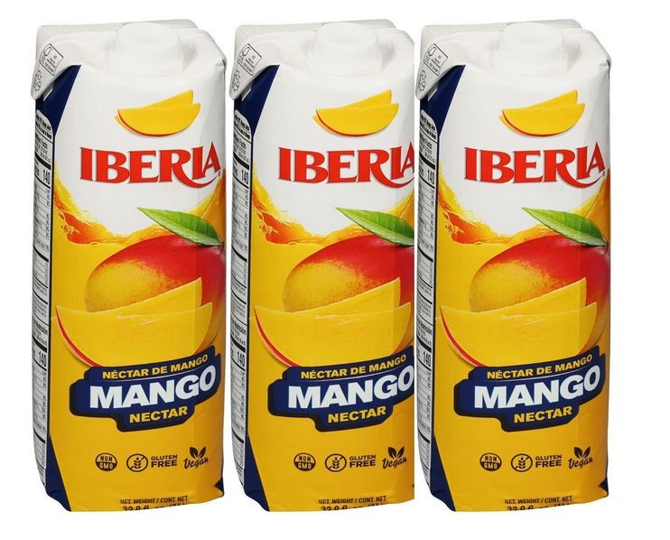 Iberia Mango Nectar, 33.8 fl oz (Pack of 3)