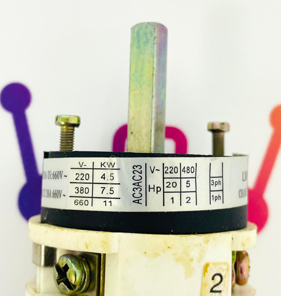 Change Over Rotary Switch LW8-20A