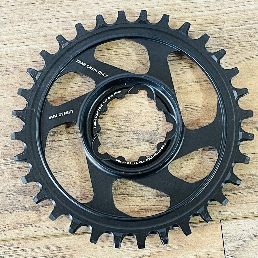 SRAM X-Sync 32T Direct Mount Chainring 6mm Offset Black