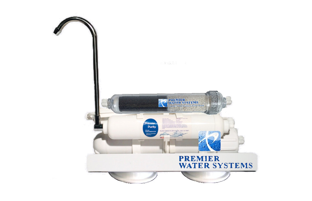 Premier Portable Countertop Alkaline Reverse Osmosis Water Filter System 100 GPD