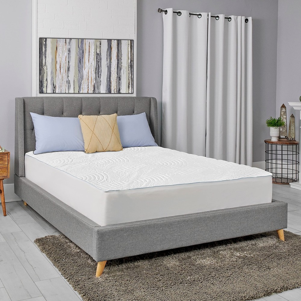 CIRCULAR KNIT FITTED MATTRESS PROTECTOR FULL SIZE WATERPROOF STAIN RELEASE SOFT