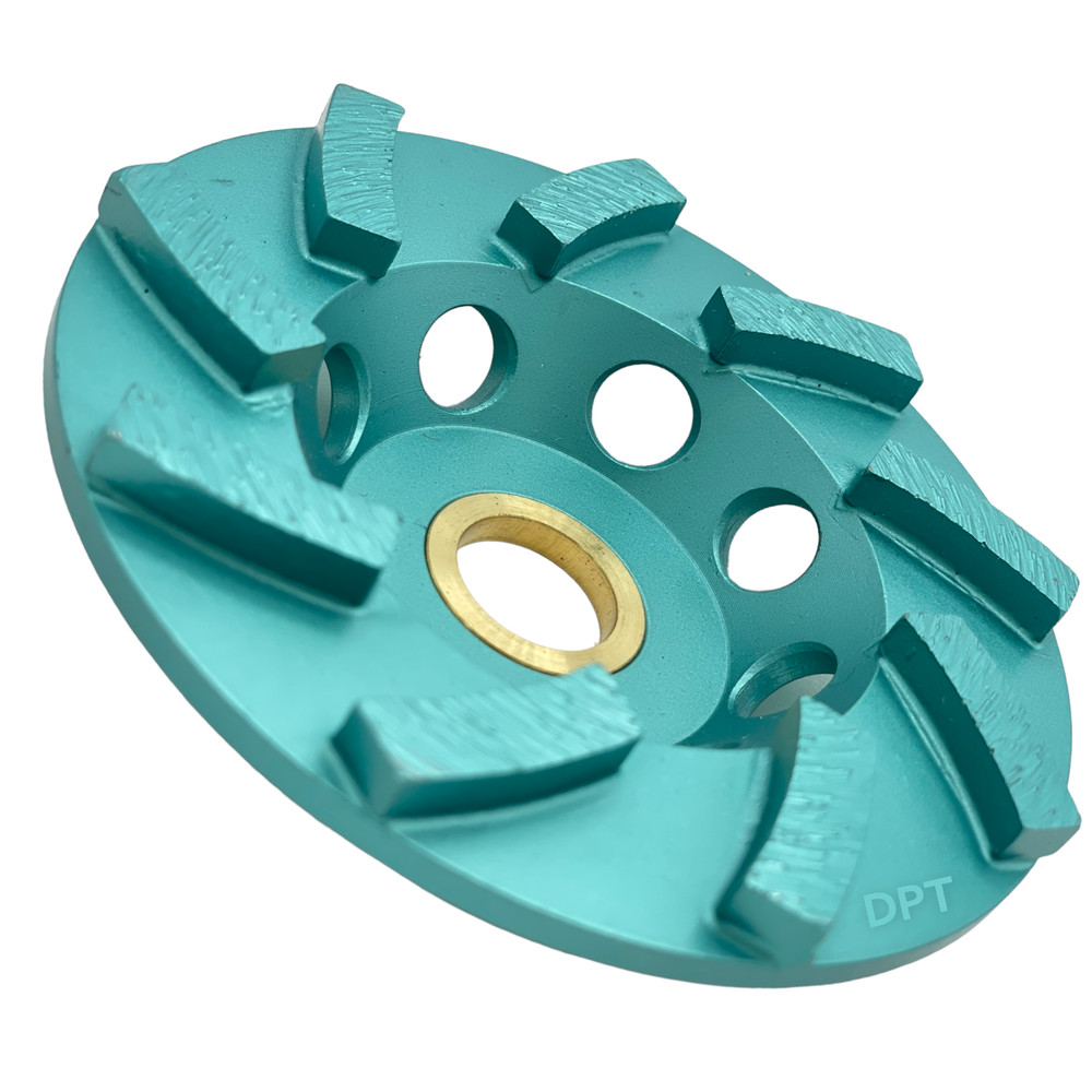 3 Pack 4" Diamond Segment Grinding Cup Wheel Disc For Concrete Stone Grinders