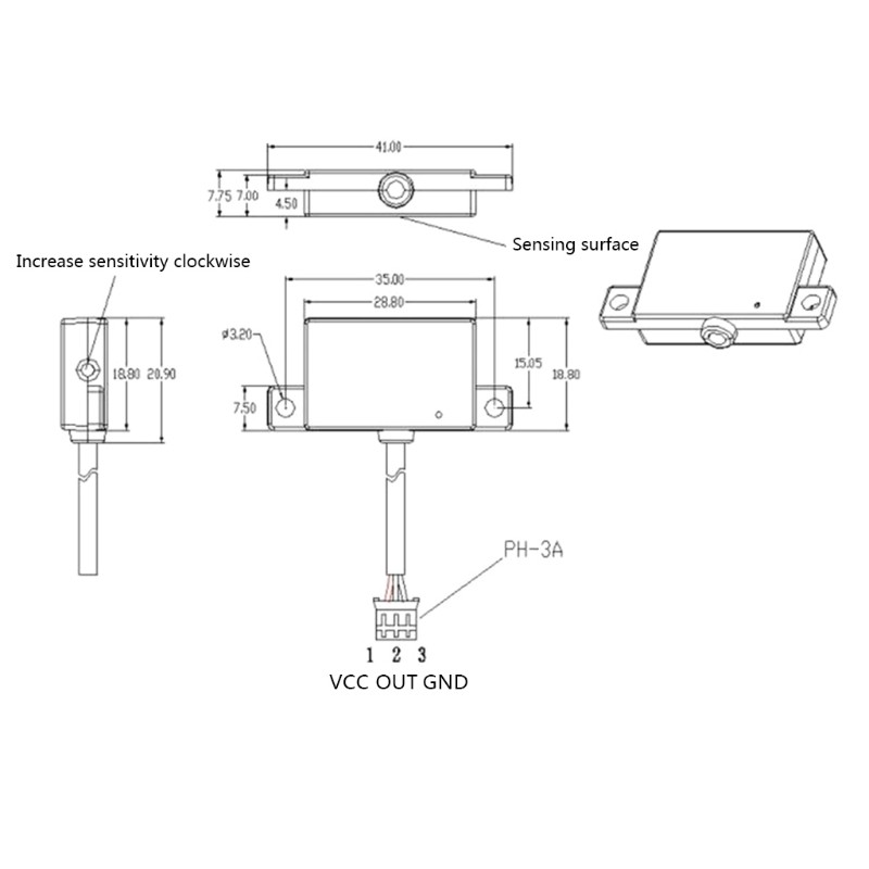 Automatic Shut Level Sensor Water Level Control Switch, Stop Water Stabilize