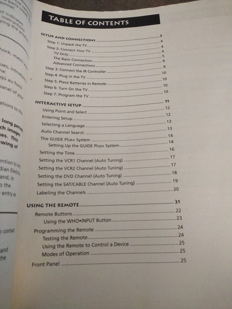 RCA GUIDE +Gold User's Guide Manual