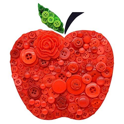 600-700Pcs Red Buttons for Crafts Bulk Button Red Assoted Size Red Craft Butt...