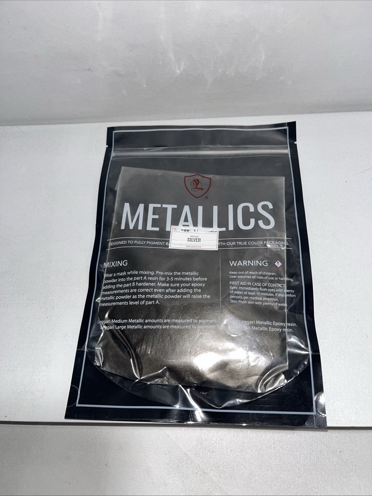 New Leggari Epoxy Metallics Medium Silver