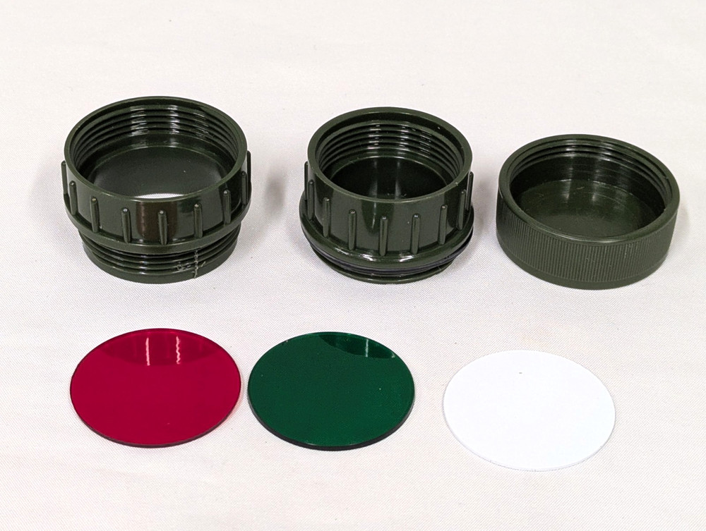 British Army - Military - MOD - Right Angle Torch Filter Adaptor Pack - NEW