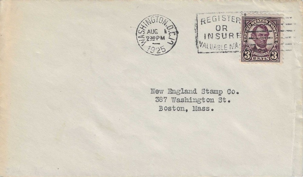 FDC    # 584   Lincoln   --     08/01/25  --  DC