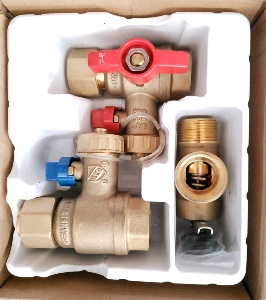 Rheem Brass Service Valves for Tankless Water Heaters OPEN BOX