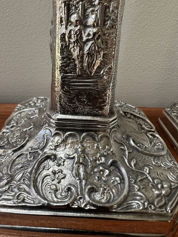 Early 20th Century Silverplate Candlesticks