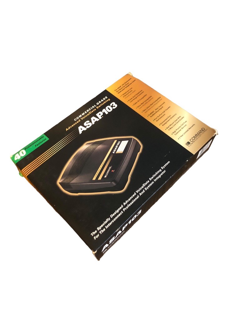 Command Communications ASAP102 Advanced Voice/ Data Switching Commercial Grade
