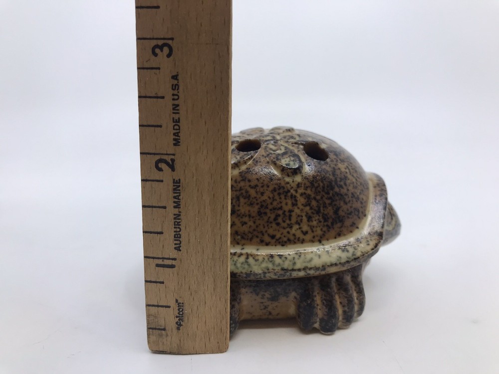 Vintage Turtle Incense Burner Ceramic Nice Condition No Chips