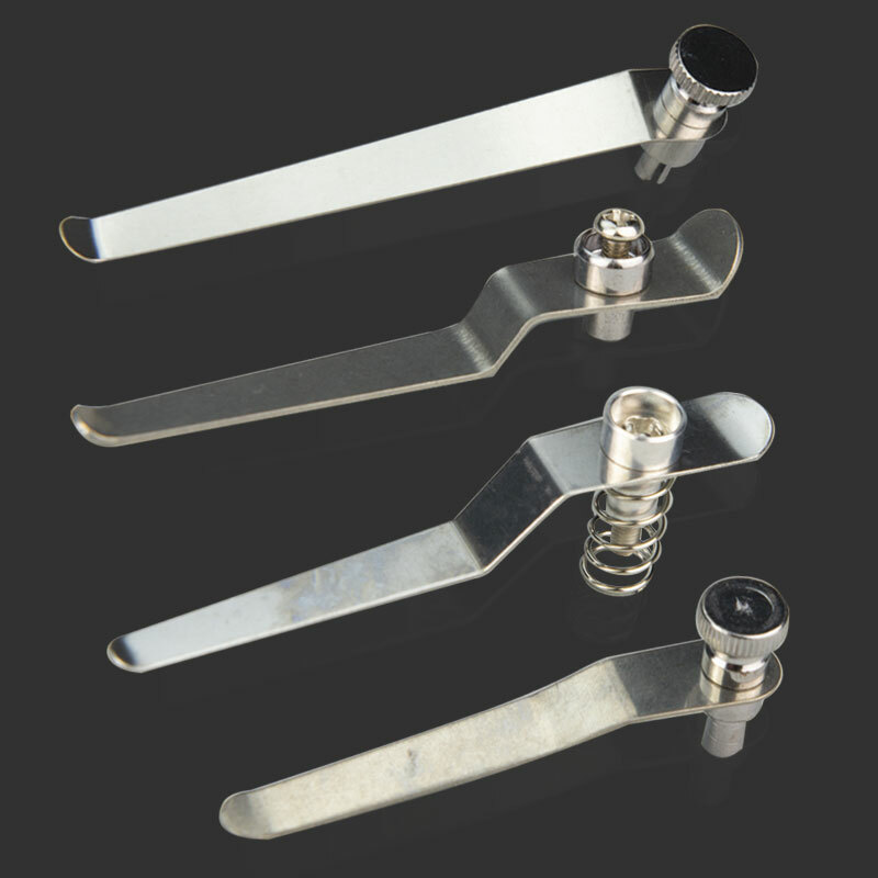 A Pair Biological Stereo Microscope Working Stage Specimen Presser Slice Clips