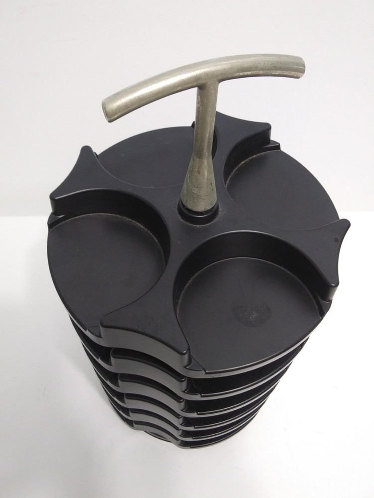 BLACK Stampin Up STACK & STORE Embellishment Carousel Caddy Storage