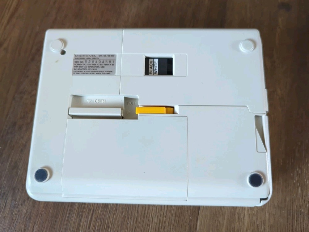 Vintage Micronta electronic Labeling System Label Maker 63-647 Untested