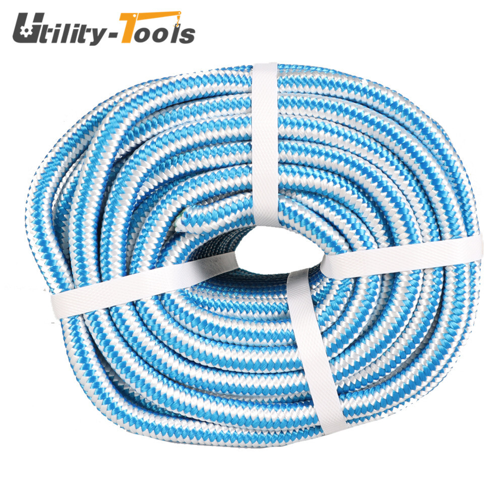 Braided Polyester Arborist Rigging Rope Strong Pulling Rope 6180lbs 1/2" x150'
