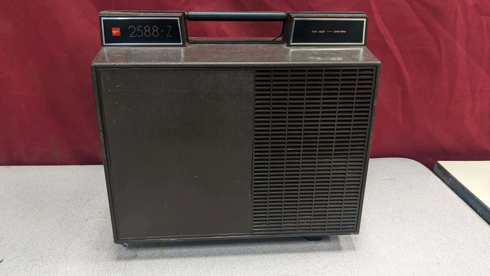 Vintage Gaf Automatic Threading Dual 8 Movie Projector