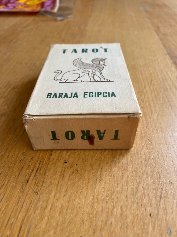 Vintage Baraja Egipcia Tarot Deck