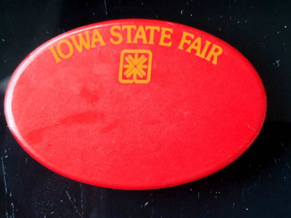IOWA STATE FAIR Vintage Pinback Button