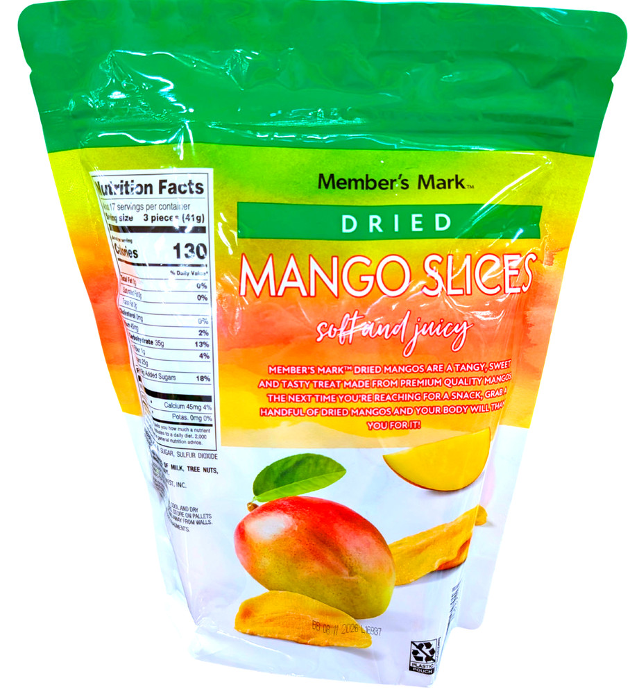 Member's Mark Dried Mango 24 Oz EXP 08/2026