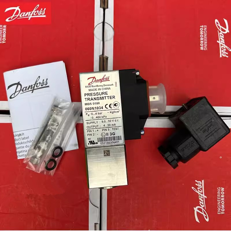 1pcs Danfoss MBS5100 060N1034 0-4bar Pressure Transmitter Sensor