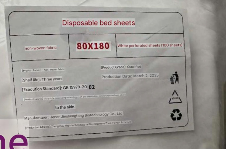 Massage Table Spa Covers 100PCS Disposable Bed Sheets 31.5x71 Non Woven White