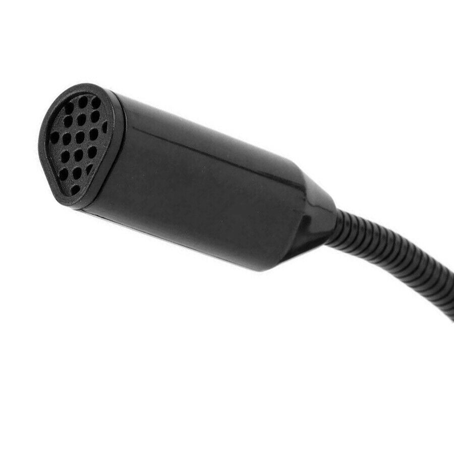 Black USB Mini Desktop Speech Microphone Stand for PC Laptop Computer Notebook G