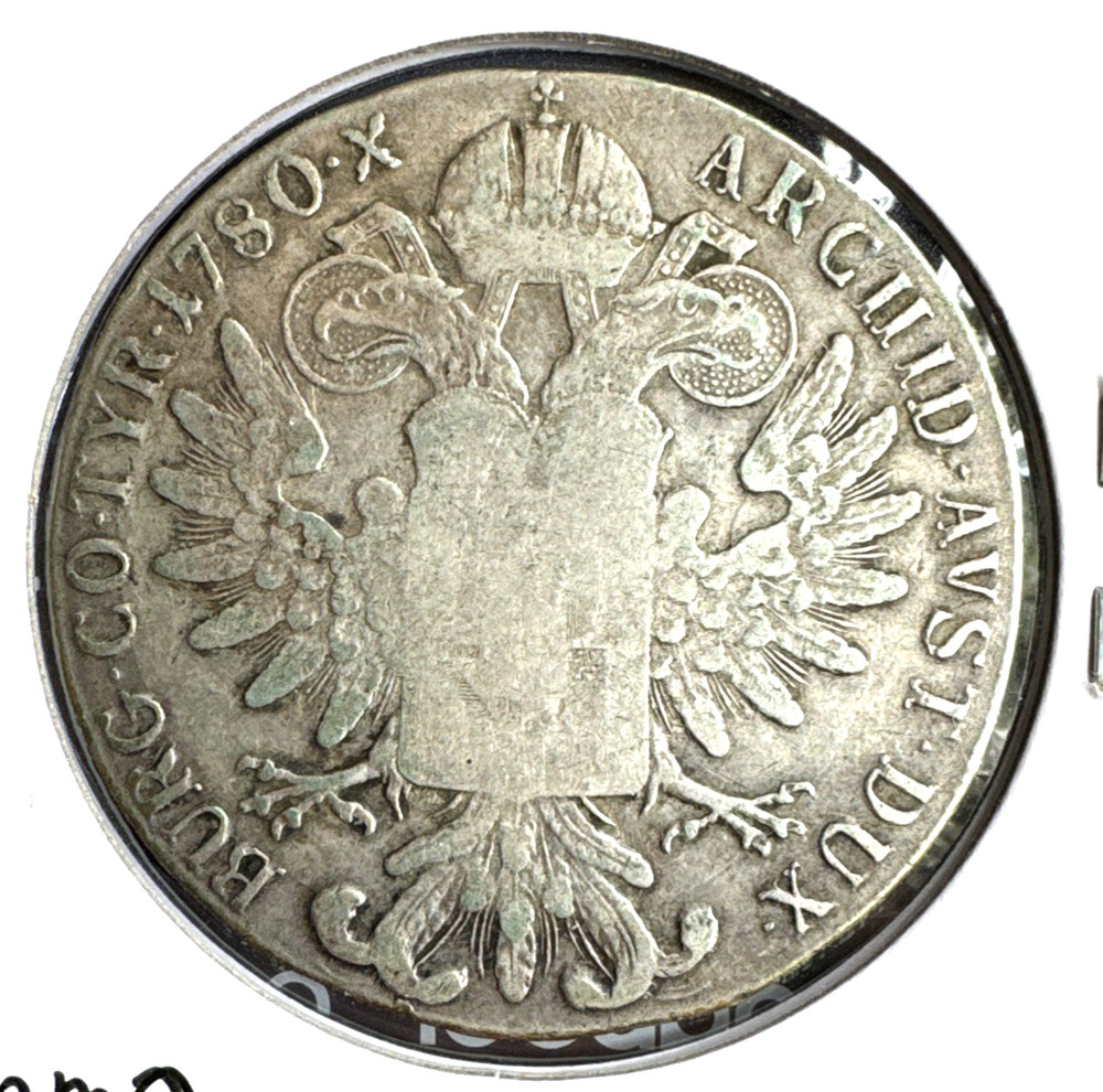 Austria 1780 thaler (restrike) KM1866.2 Fine