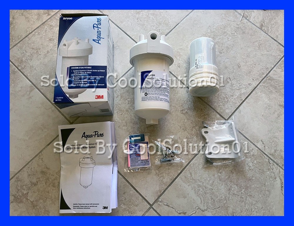 NEW! 3M Aqua-Pure Under Sink Drinking Water Filter System AP200+AP217 Cartridge
