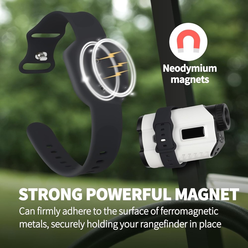 Rangefinder Magnetic Strap for Golf - Adjustable Range Finder Holder with Strong