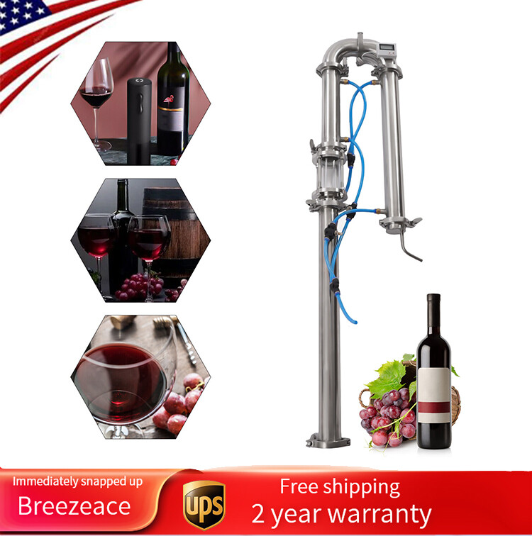 Brew Wine Making Tool 2" in Stainless Still Moonshine Reflux Distilling Column
