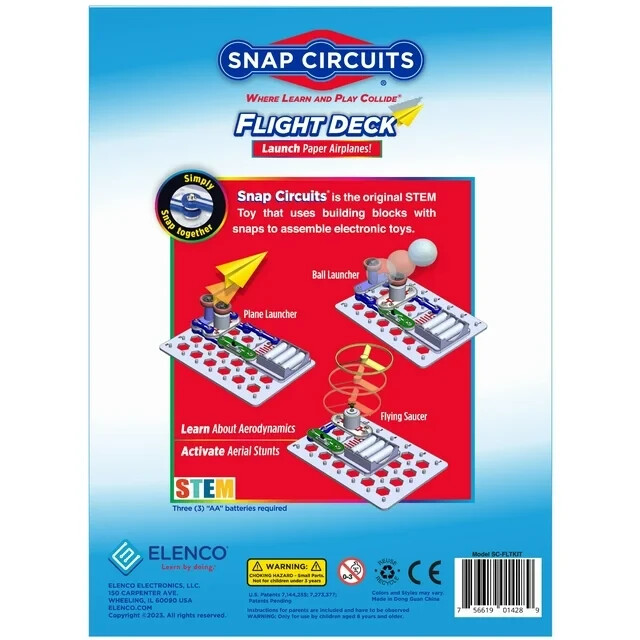 SNAP CIRCUITS SCFLTKIT - FLIGHT DECK - Science Behind How An Airplane Flies